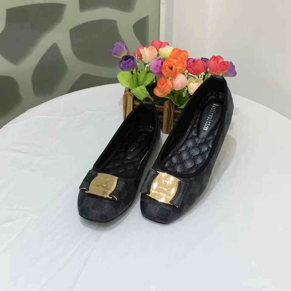 Classic Plaid Soft Sole Women's Loafers
