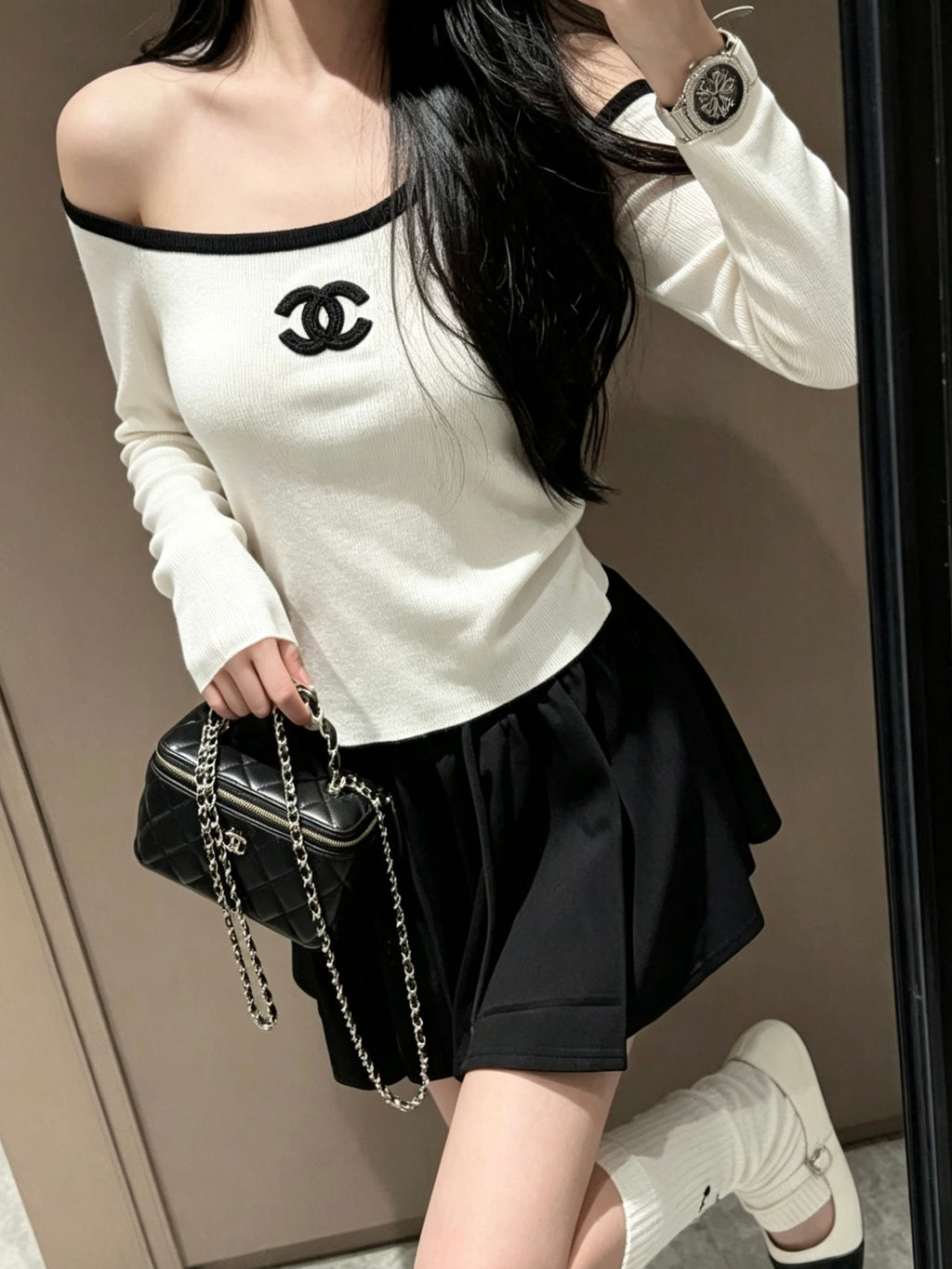 Knitted base layer top 0726090402