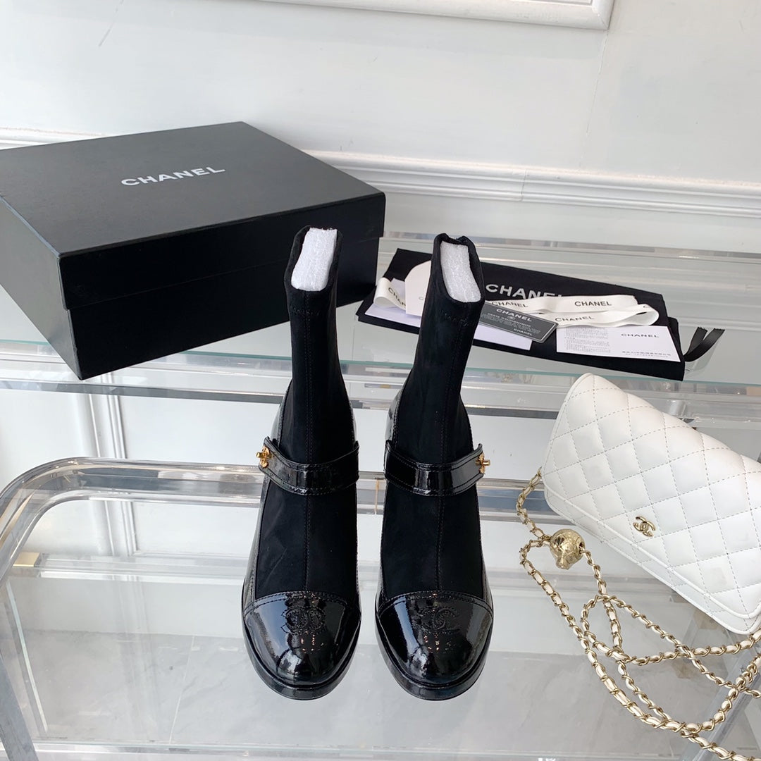 Fashionable Leather and Suede Boots 0724102318