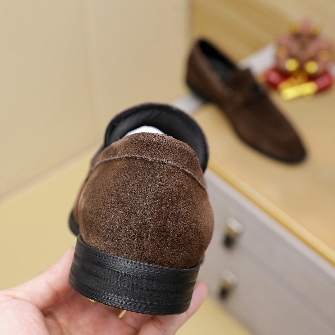 L men's suede business boat shoes 0725062318