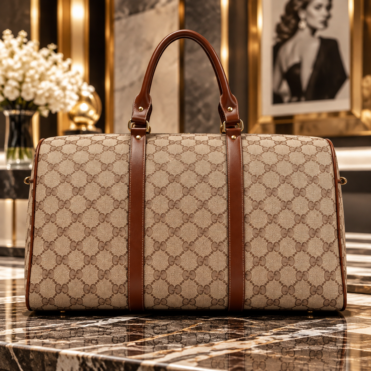 New Fashion Embossed Duffle Bag 3D1326101422