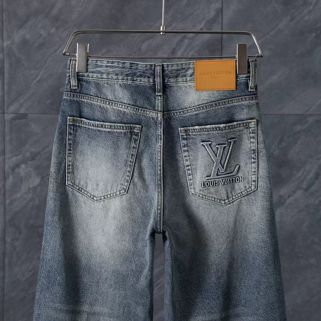 Men's Fashion Slim-Fit Straight-Leg Jeans 1026062904