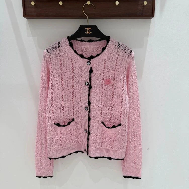 CHA 26ss Women's knitted cardigan PD1326091509