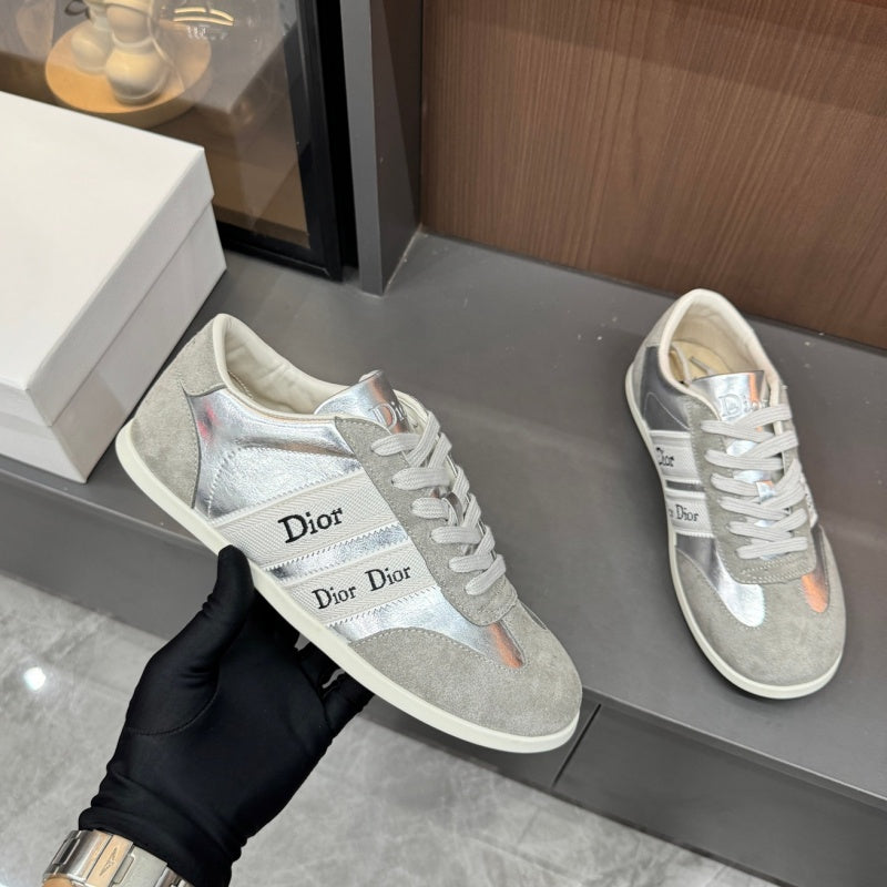 New Fashion Retro Stripe Logo Lace-up Sneakers JX1326092104