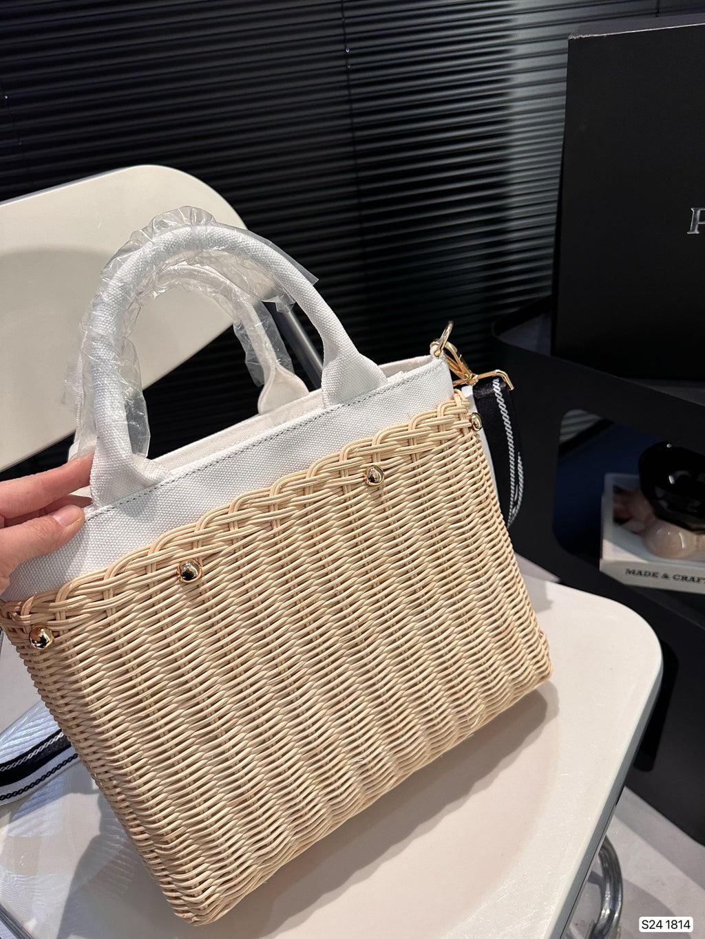 P summer fashion woven bag 0724041117