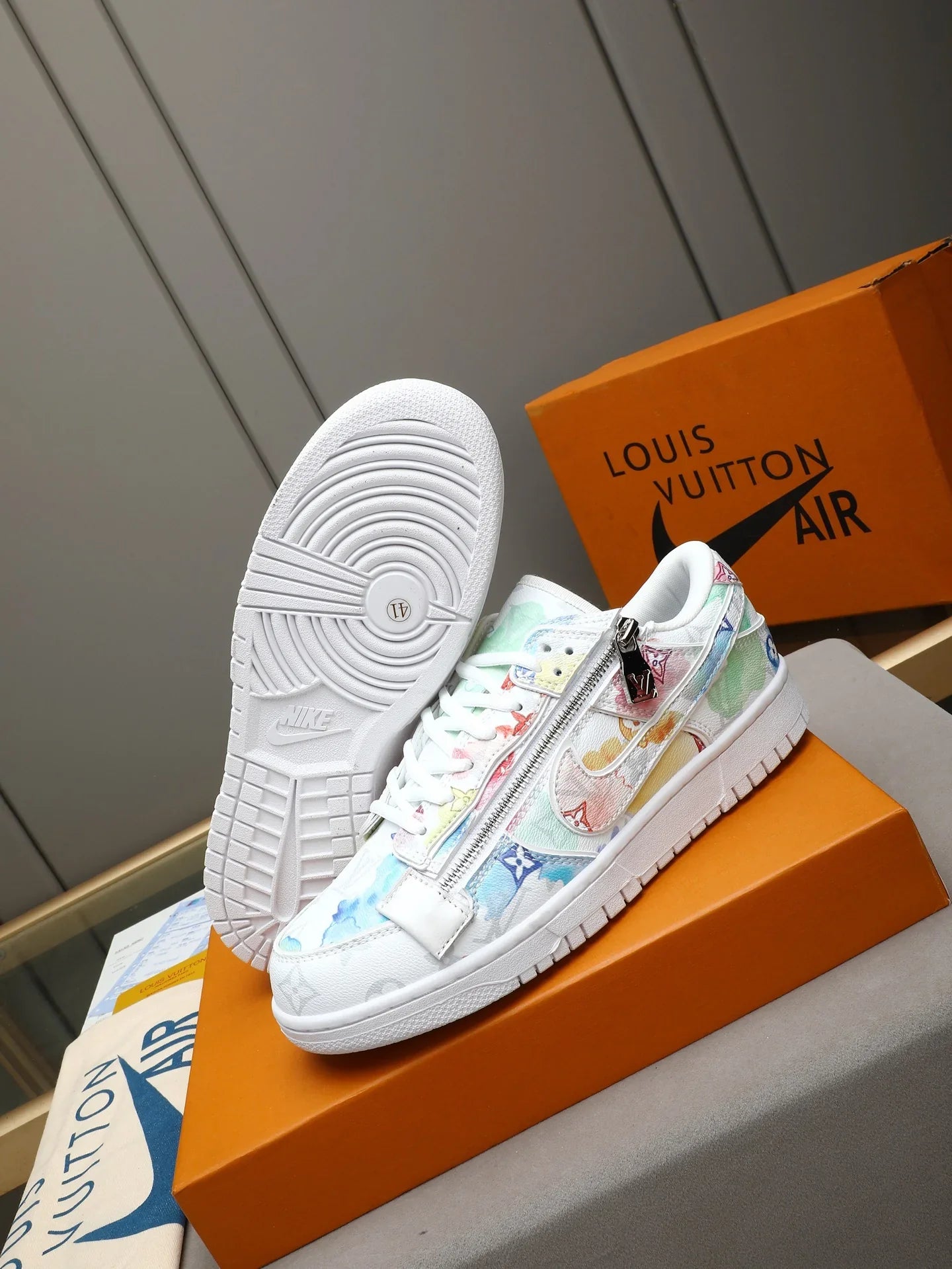 V x Nike Air Force 1 collaboration style sneakers 0726050802