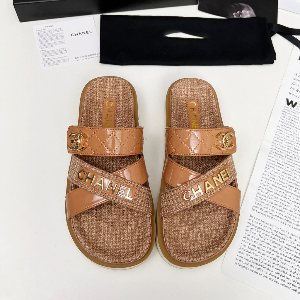 C New Flat Ladies Slippers XC07061202
