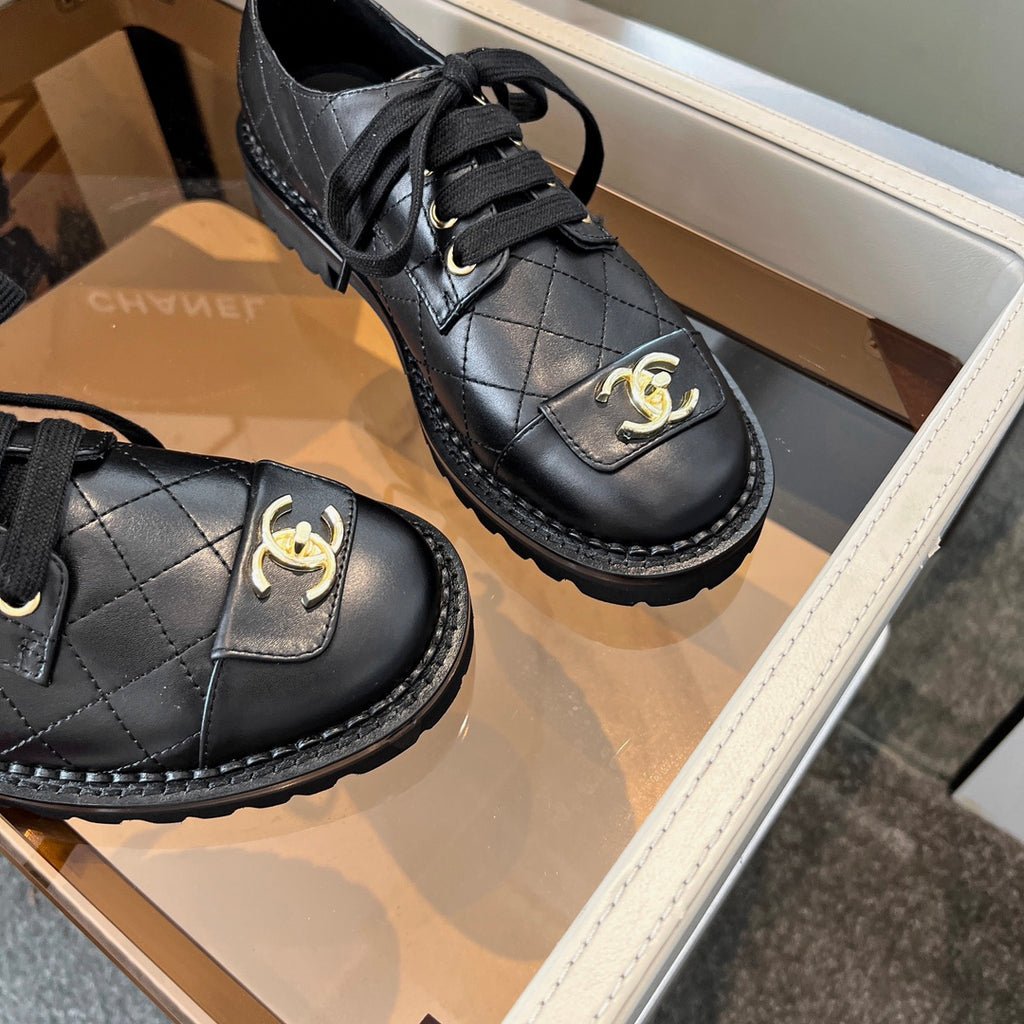 26SS New Women's Casual Leather Shoes 0726031012