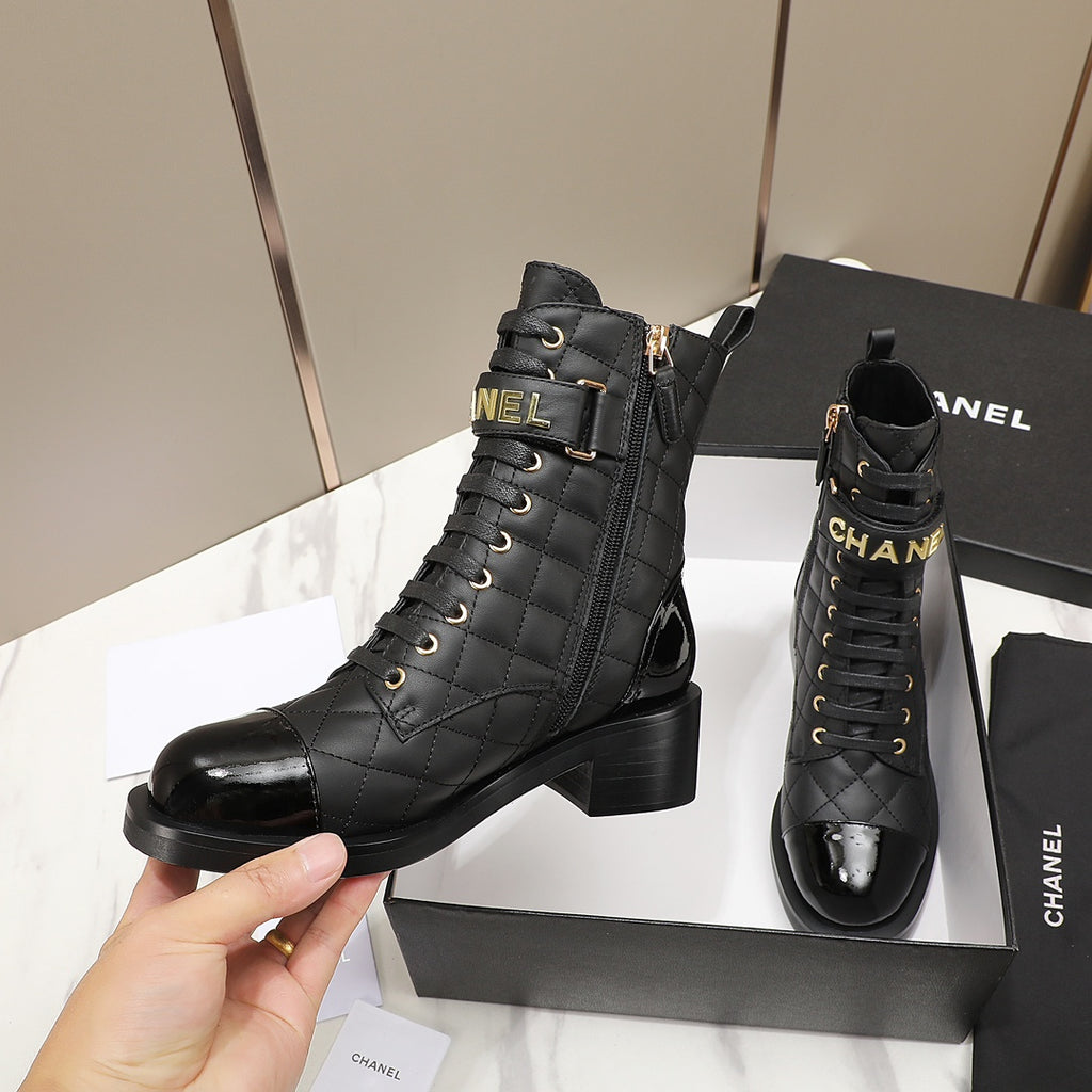 fashion diamond leather short boots Martin boots 0724101706
