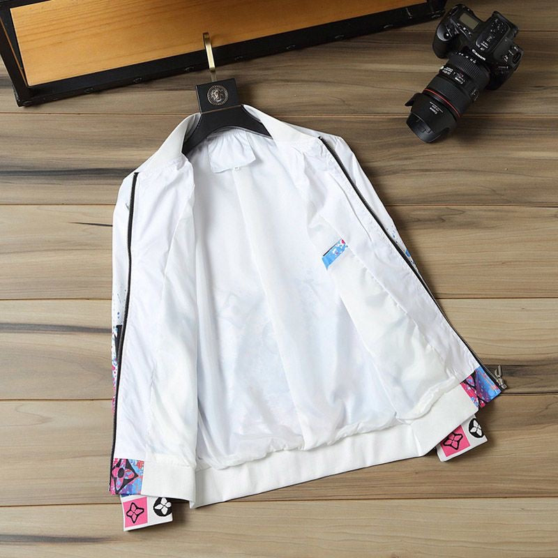 2-color men's printed jacket XC0723041321