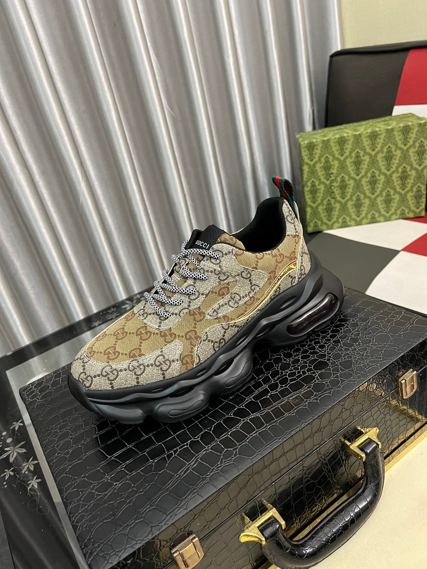 men's casual sneakers with print  0725102202