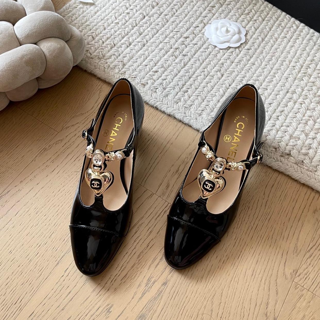mary jane chunky high heels 0725040701