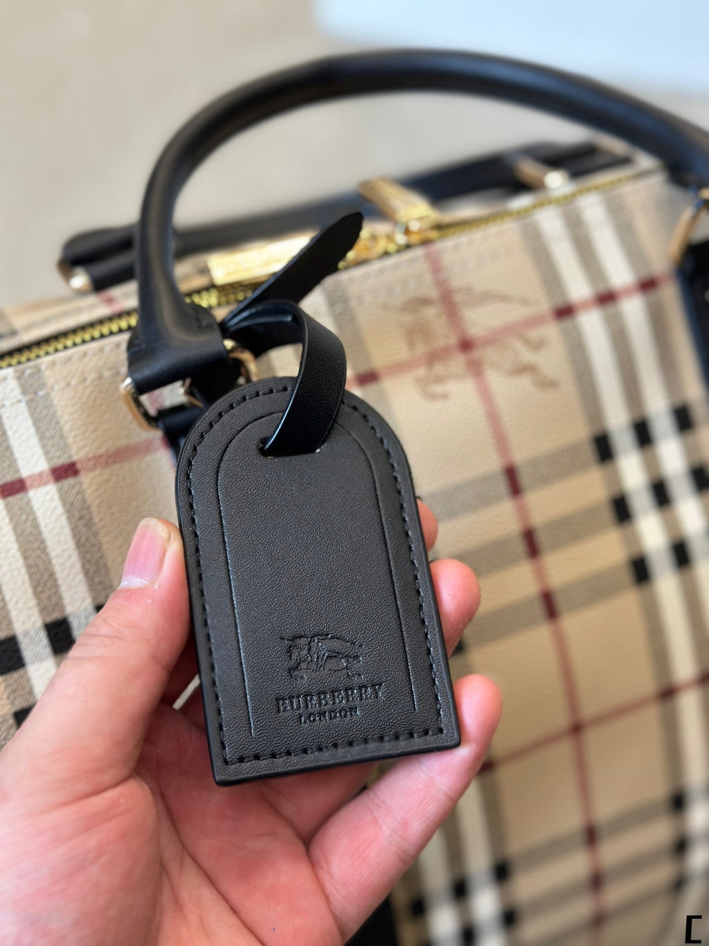 B Warhorse Check Duffle Bag 1824061108