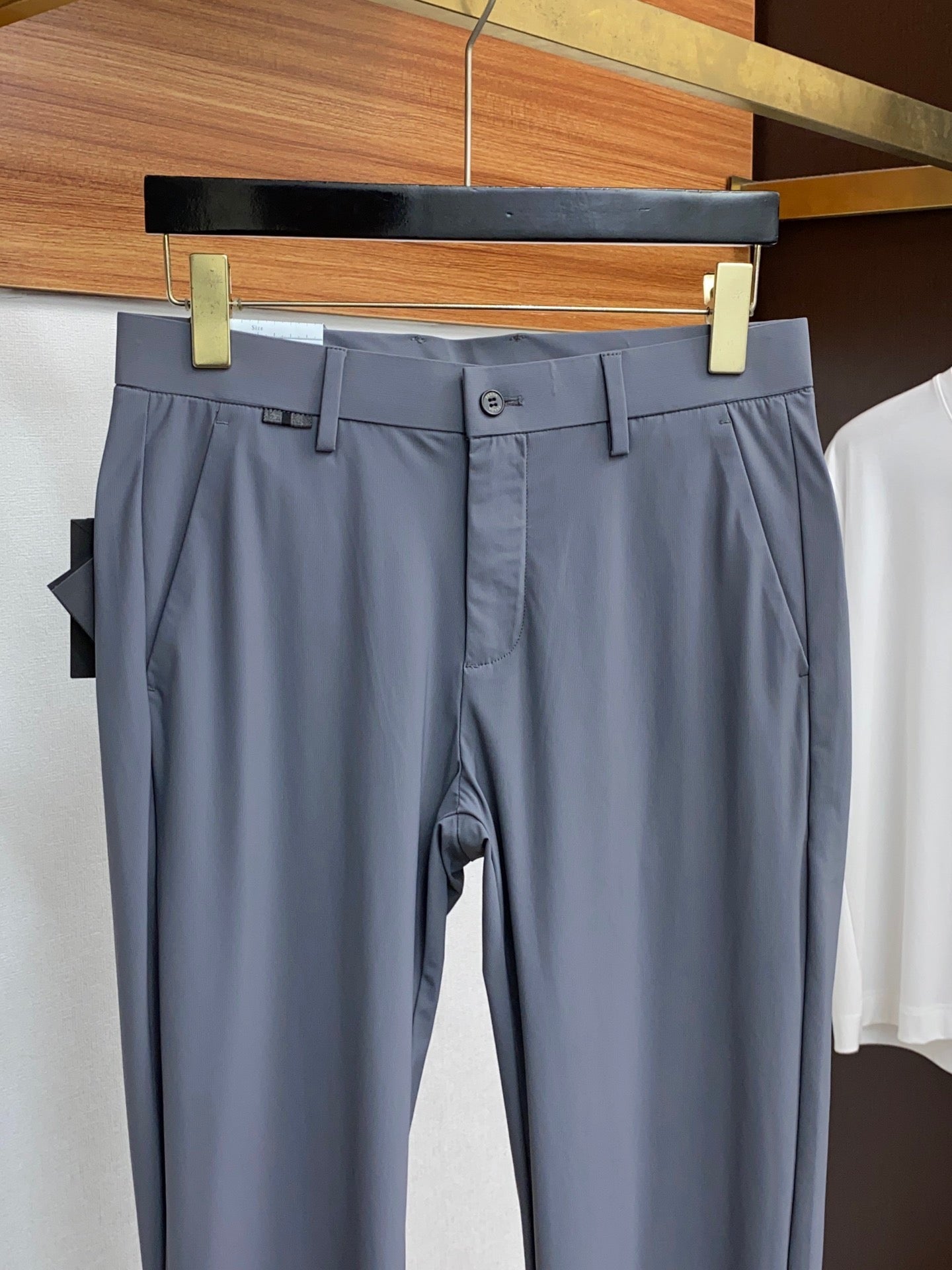 P Men's Business Straight Suit Casual Pants 0724112015