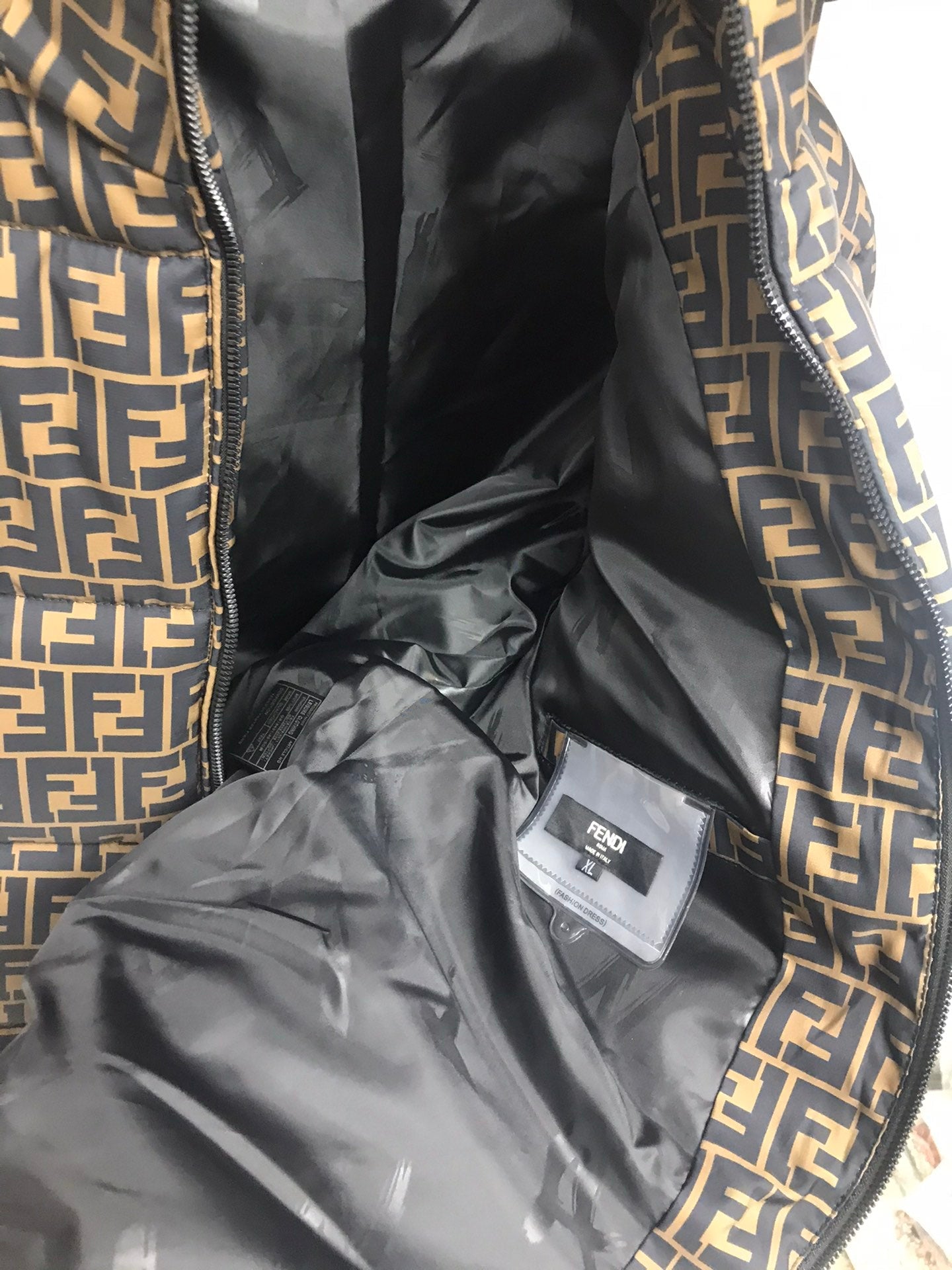 F All-Over Printed Thickened Warm down Cotton Jacket XC0823103003