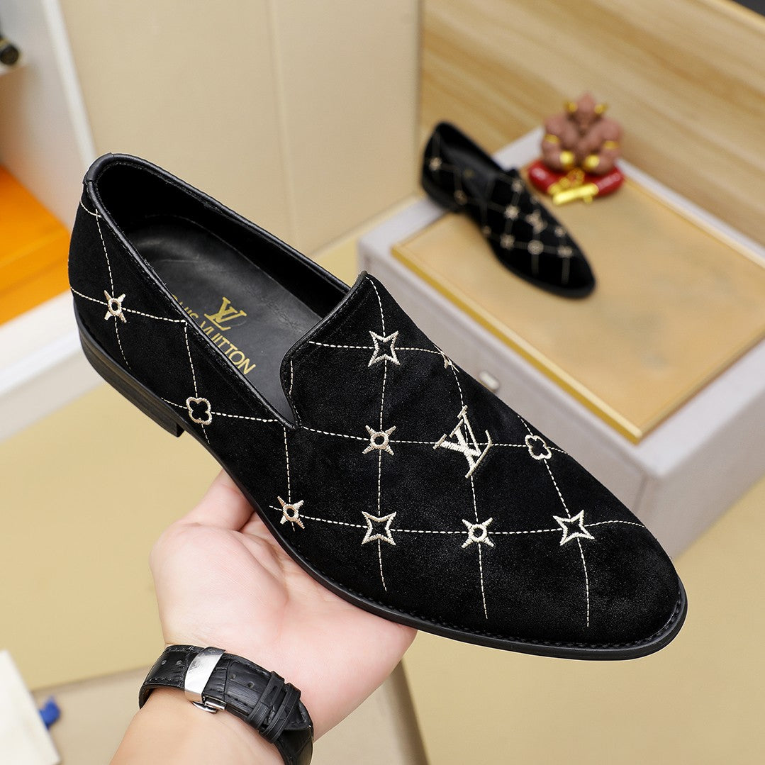 L men's suede loafers 0725062320