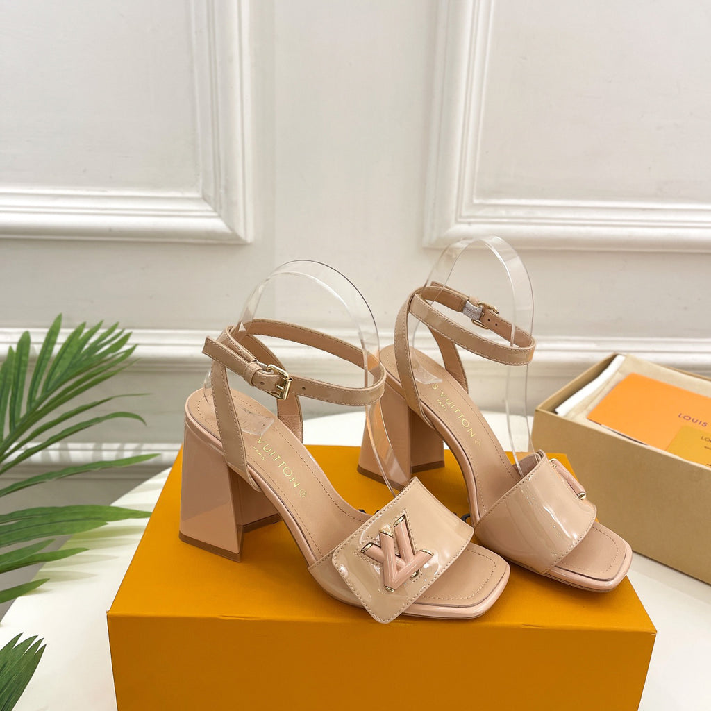 patent leather high-heeled sandals XC07032214