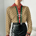 New Fashion Classic Versatile Long Sleeve Shirt 1024042420