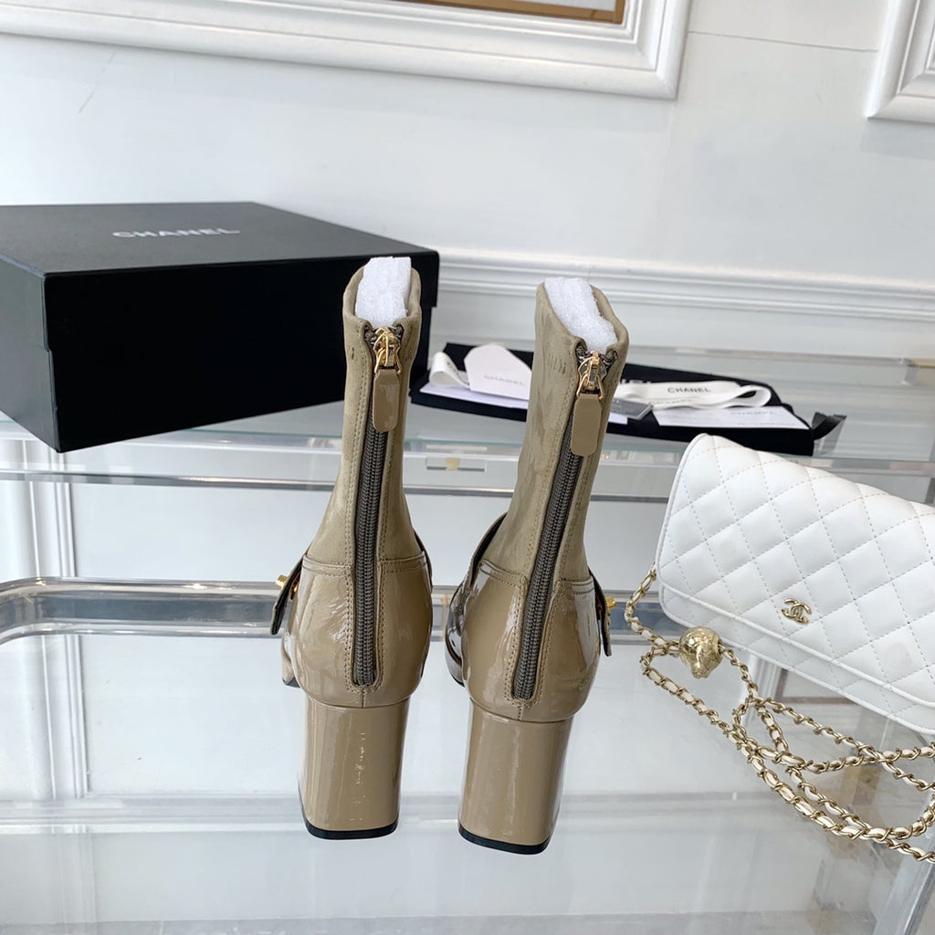 Fashionable Leather and Suede Boots 0724102318