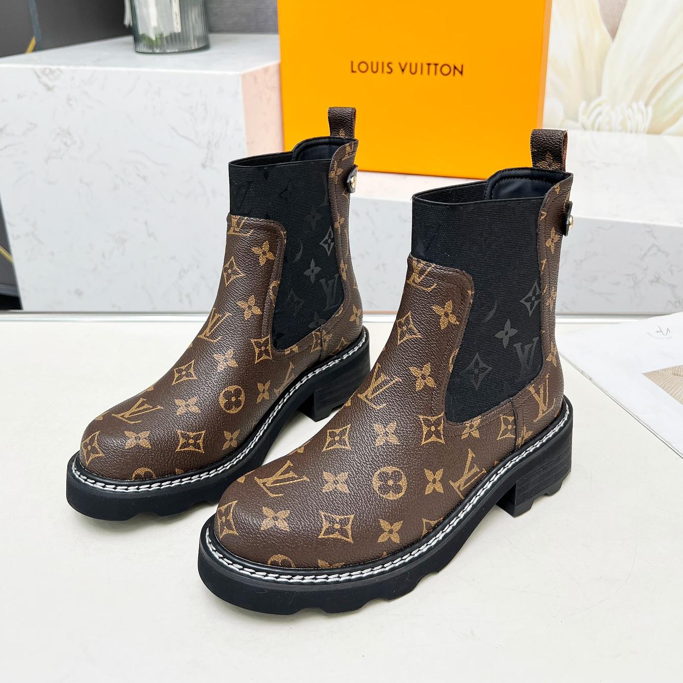 L classic printed women's boots 0725091602