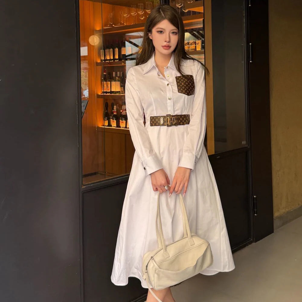 New spring collection shirt dress 1426012709