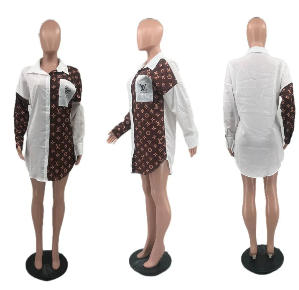 Luxury Casual Fashion Women Shirt 1024061905