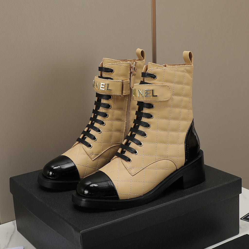 fashion diamond leather short boots Martin boots 0724101706