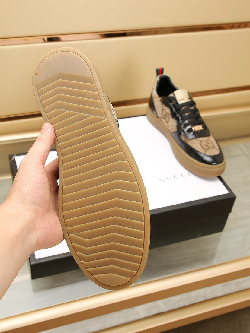 fashion printed rubber sole sneakers 0724072305