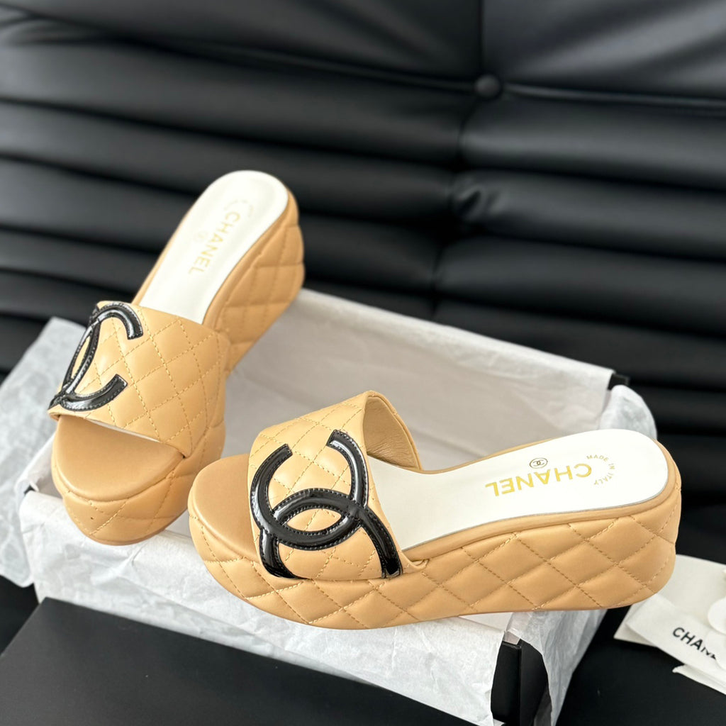 rhombus platform slippers 0724050601