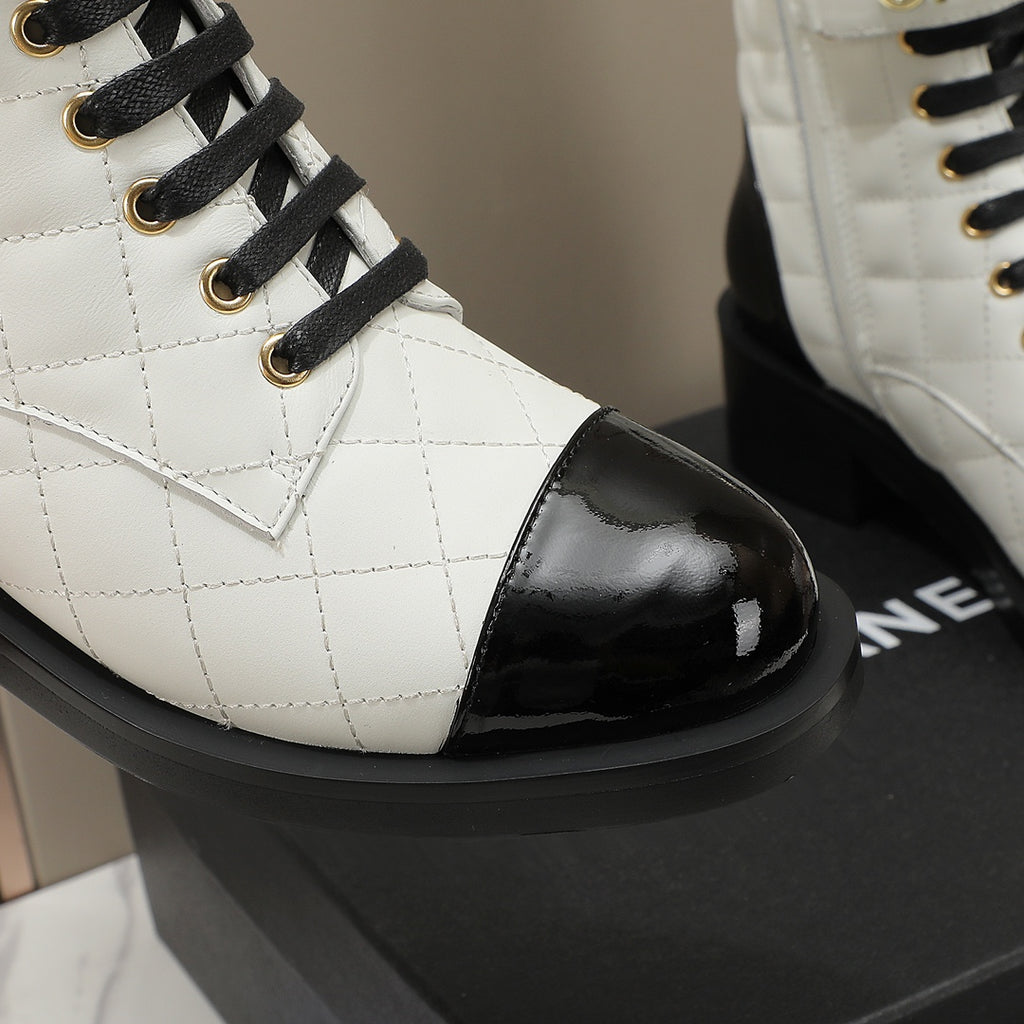fashion diamond leather short boots Martin boots 0724101706