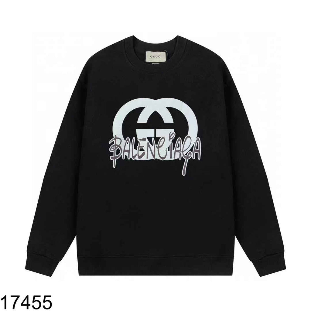 Classic Cotton Thickened 320g Casual Round Neck Pullover Sweatshirt XC0823092009