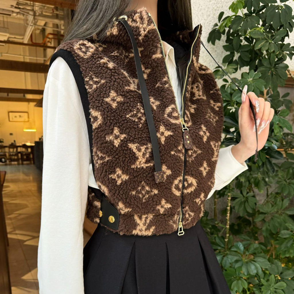 L lambskin vest jacket 0725102009