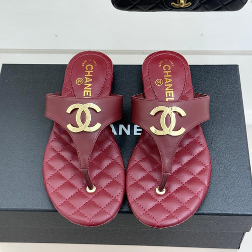 26SS New Women's Diamond Pattern Flip-Flops 0726031003