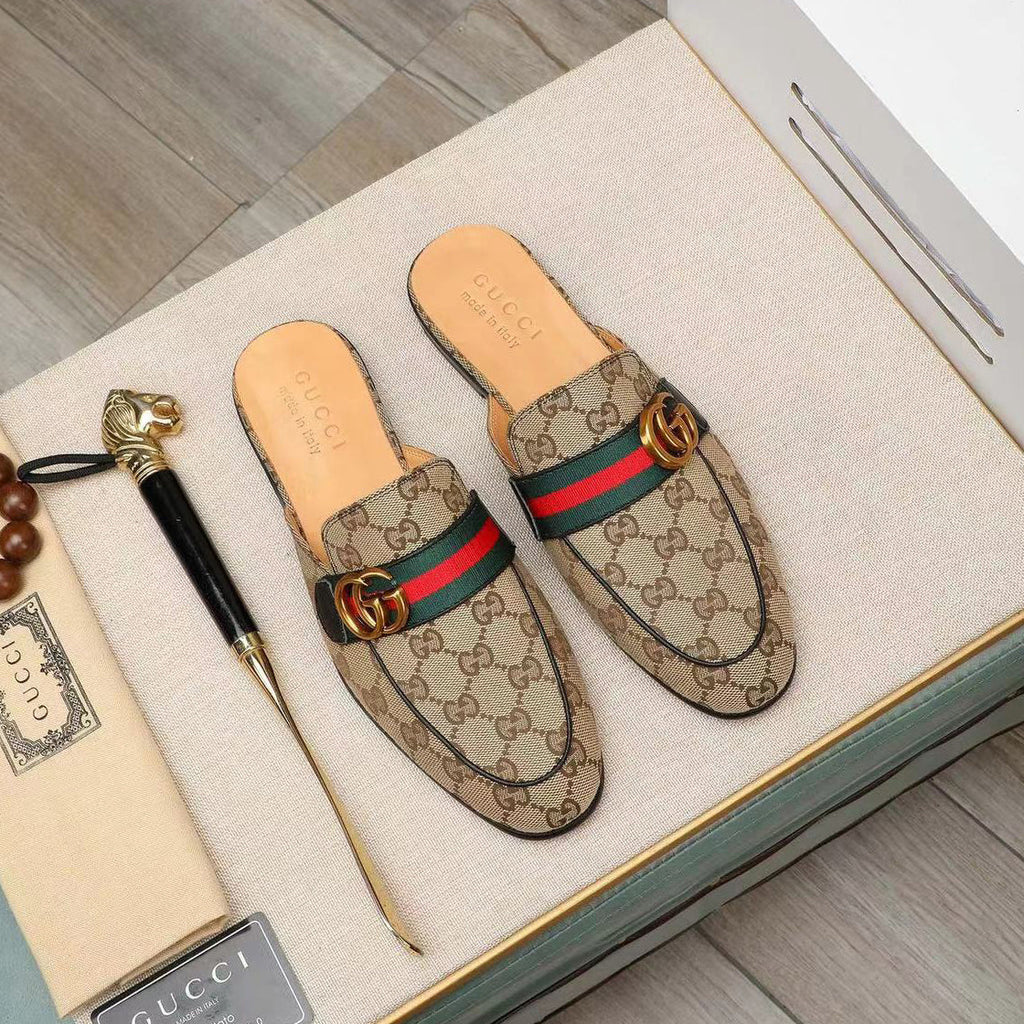 Men's Classic Lightweight Rubber Flexible Half Slippers 0224052904