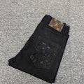 Men's denim casual cool straight leg pants 1024110820