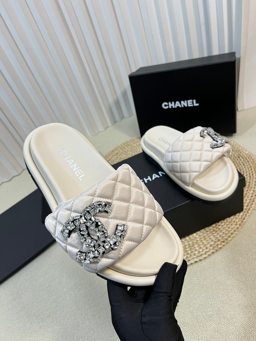 thick-soled Velcro women's slippers 0724042703