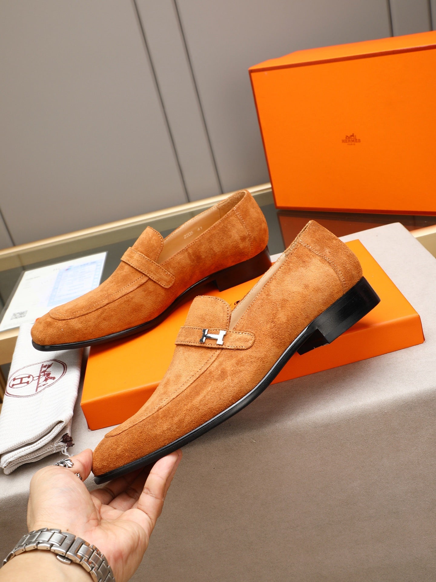 New H business formal leather shoes 0725062404