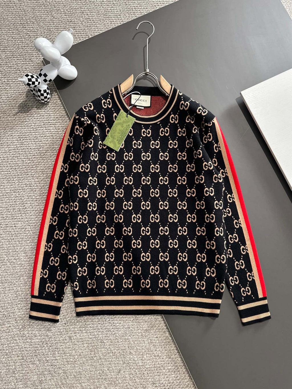 Fashion Print Crewneck Sweater 0724121810