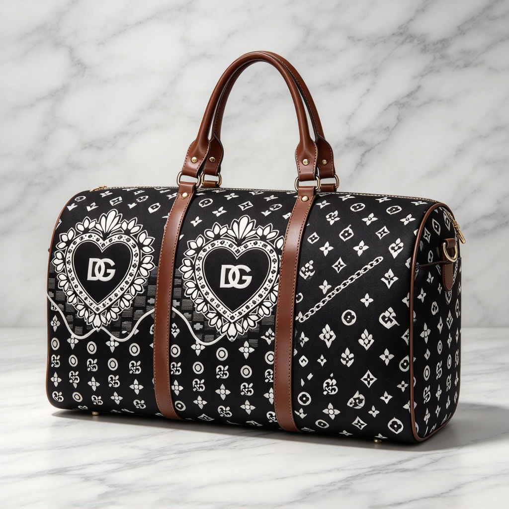 New Stylish Leather DG Travel Bag 3D1326092439