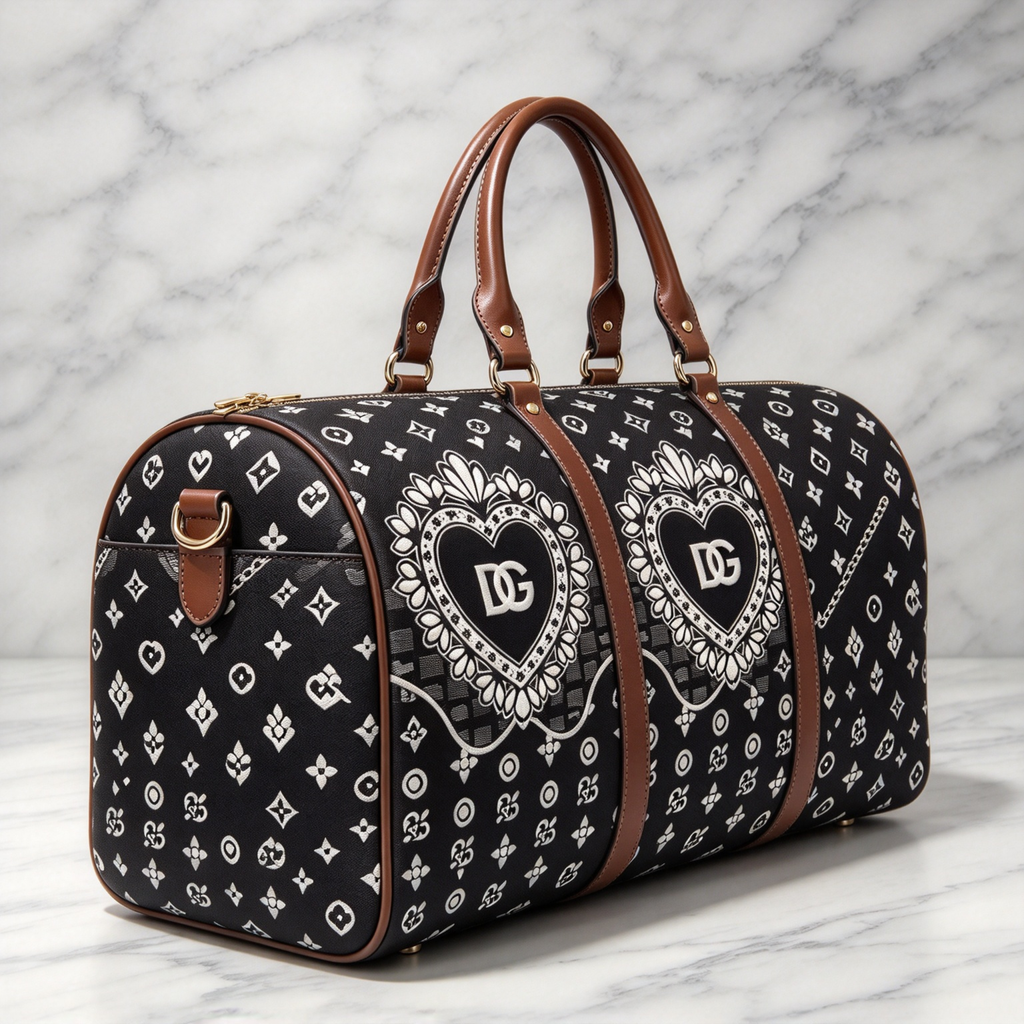 New Stylish Leather DG Travel Bag 3D1326092439