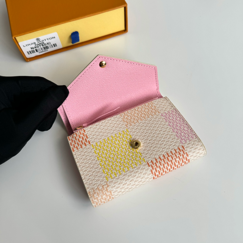 New Fashion Color Checkered Women's Short Wallet SS1326101928