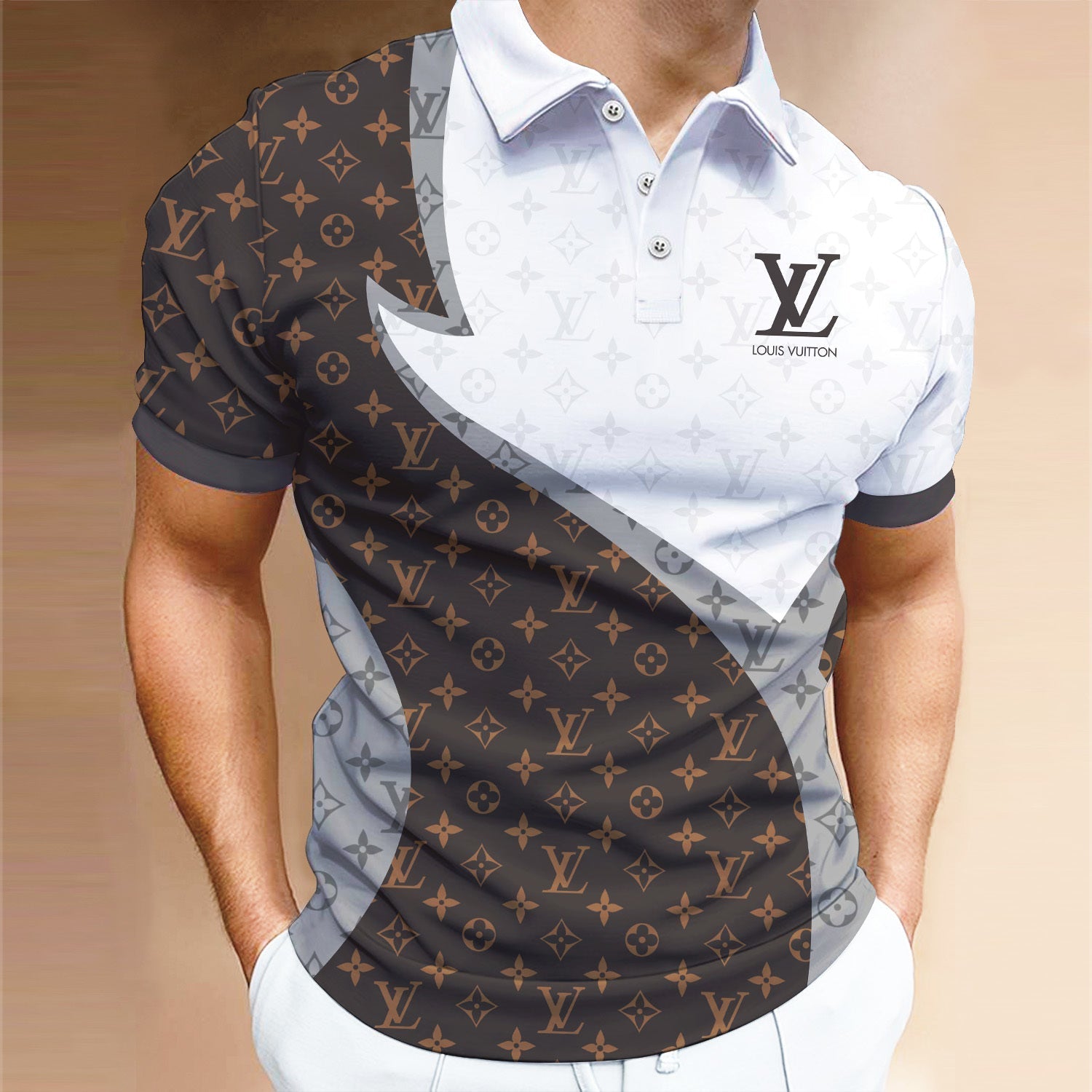 Men's Summer Fashion Printed Polo Shirts 3D1026071001