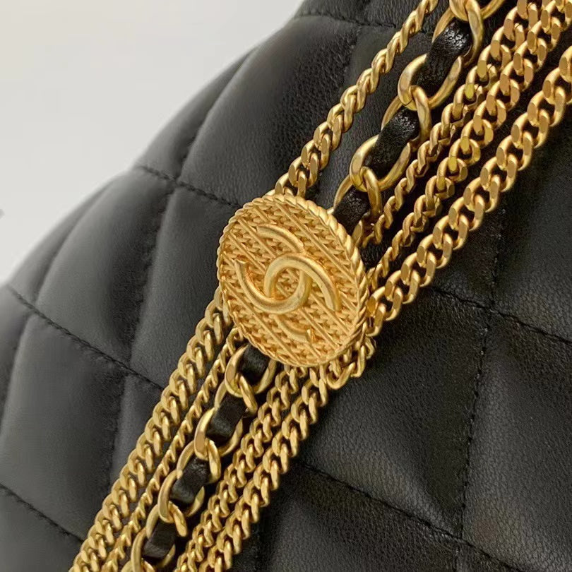 Gold Coin Chain Bag