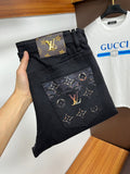 L men's business casual jeans 0725092606