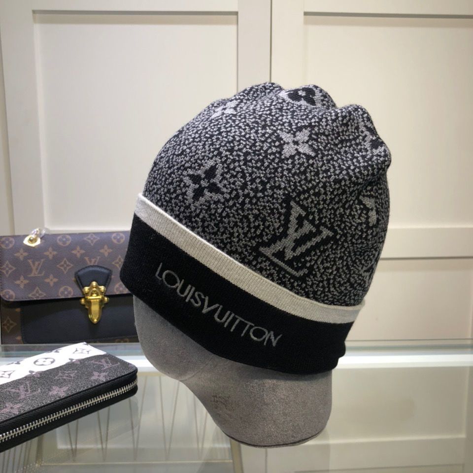 New boutique trendy brand embroidered alphabet knitted cap wool cap Korean embroidered Baotou cap