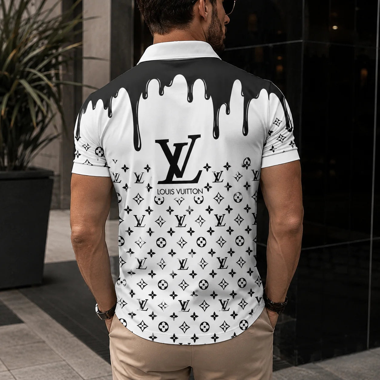 Men's Summer Fashion Printed Polo Shirts 3D1026070312