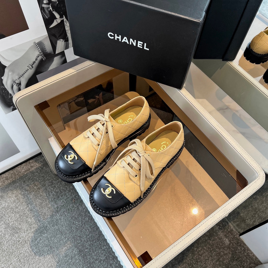 26SS New Women's Casual Leather Shoes 0726031012