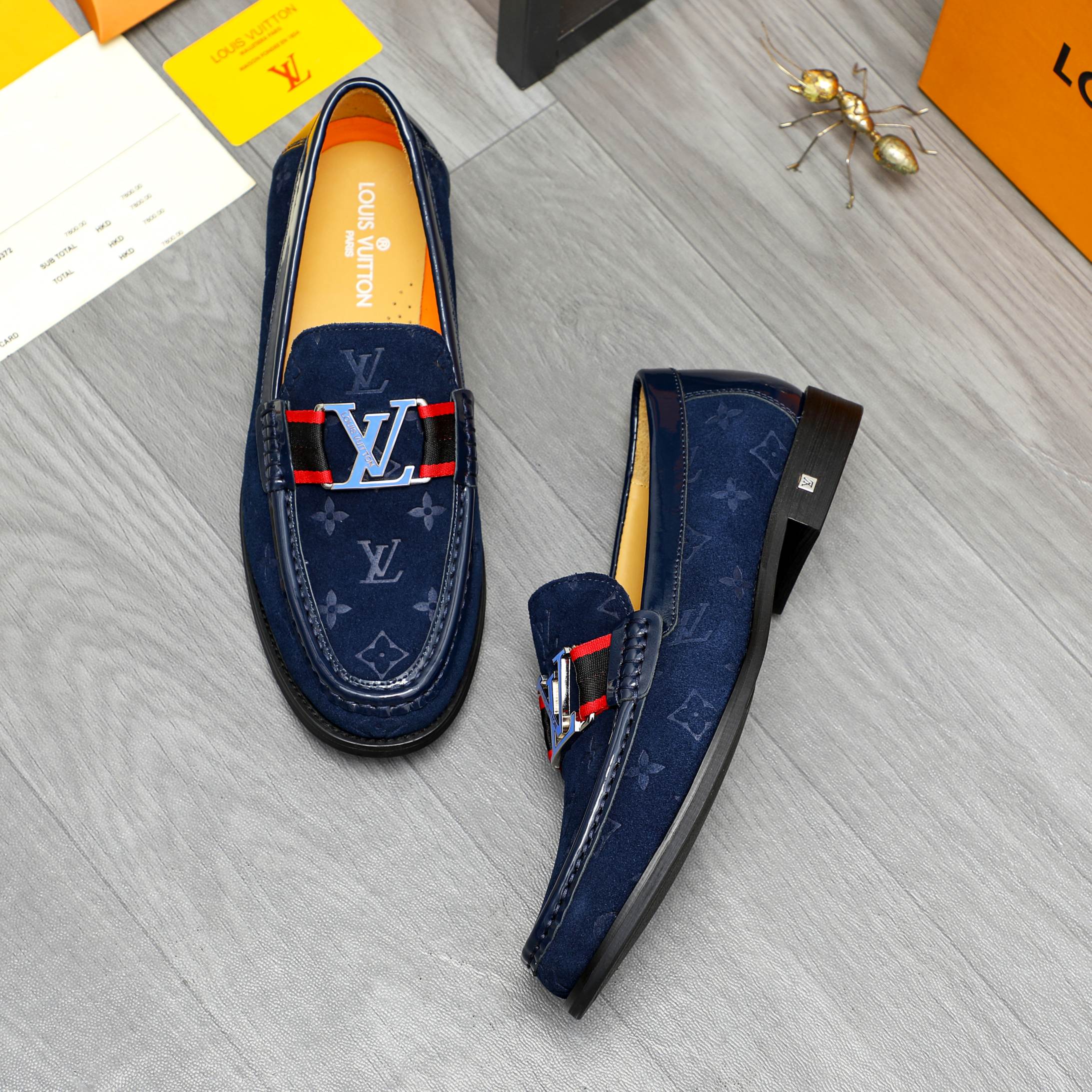 L suede printed cowhide upper leather shoes 0725073008