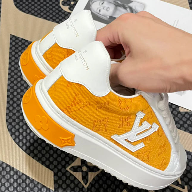 L Patchwork Denim Casual Shoes 1025030401