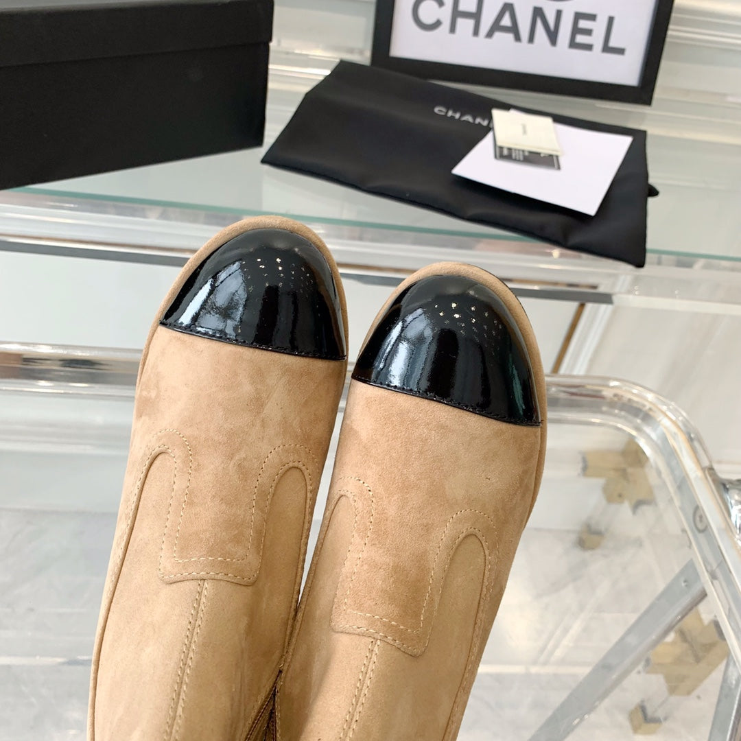 Fashion Cashmere High Heel Boots 0724102316